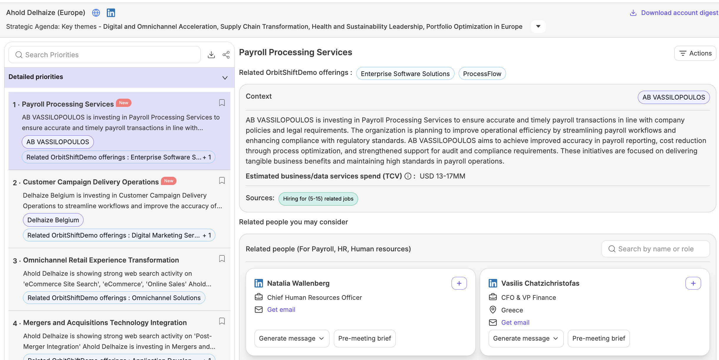 OrbitShift screenshot: OrbitShift payroll processing services