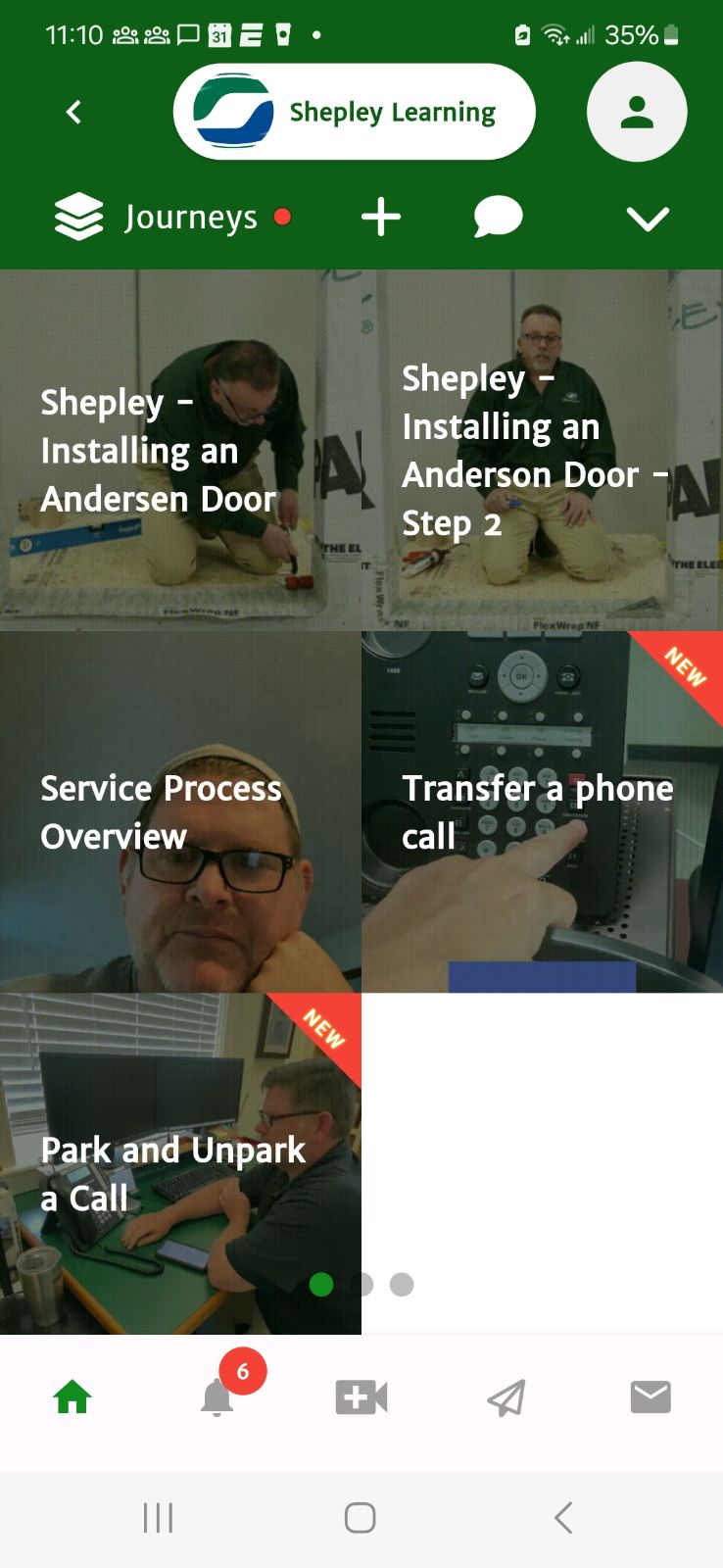 Learnie screenshot: Easy setup