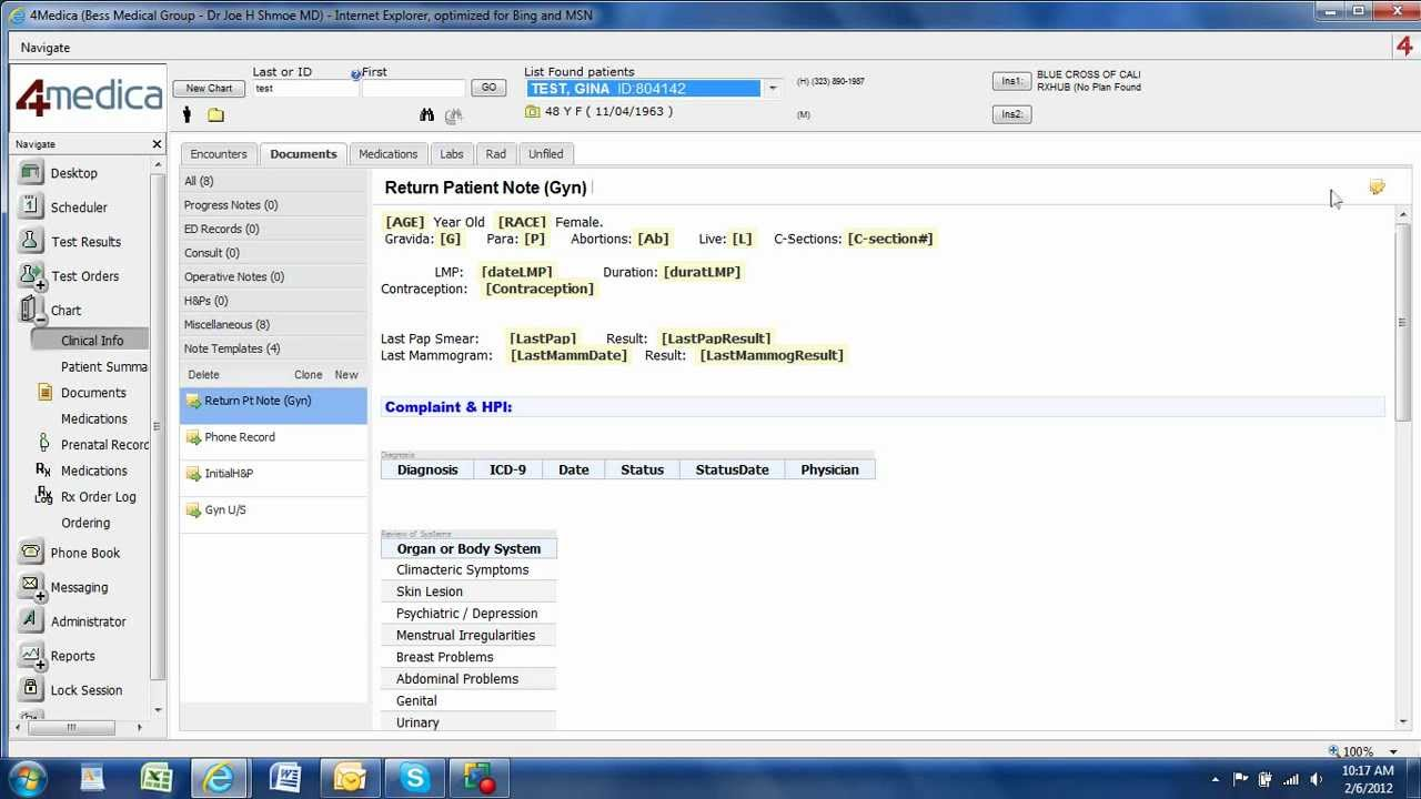 Creating return note