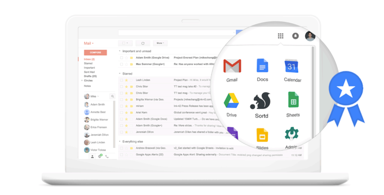 Sortd for Sales screenshot: Organize sales tasks from within Gmail