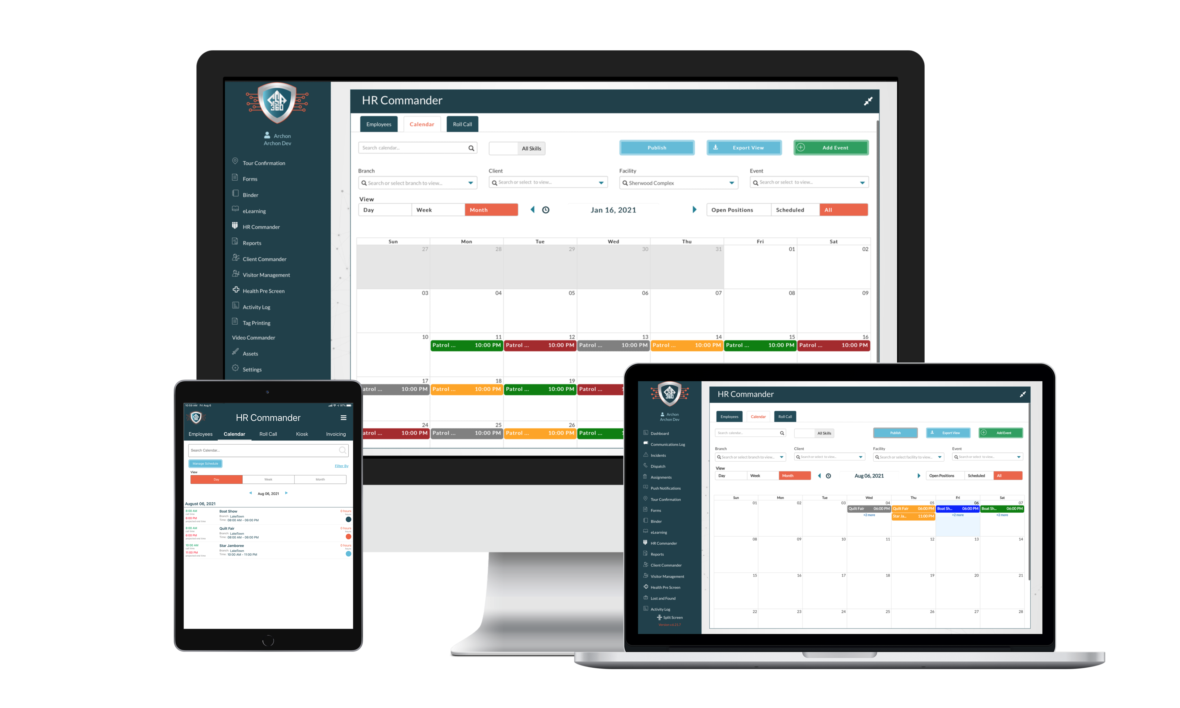 CSA360 screenshot: HR Commander/ Workforce Software Dashboard