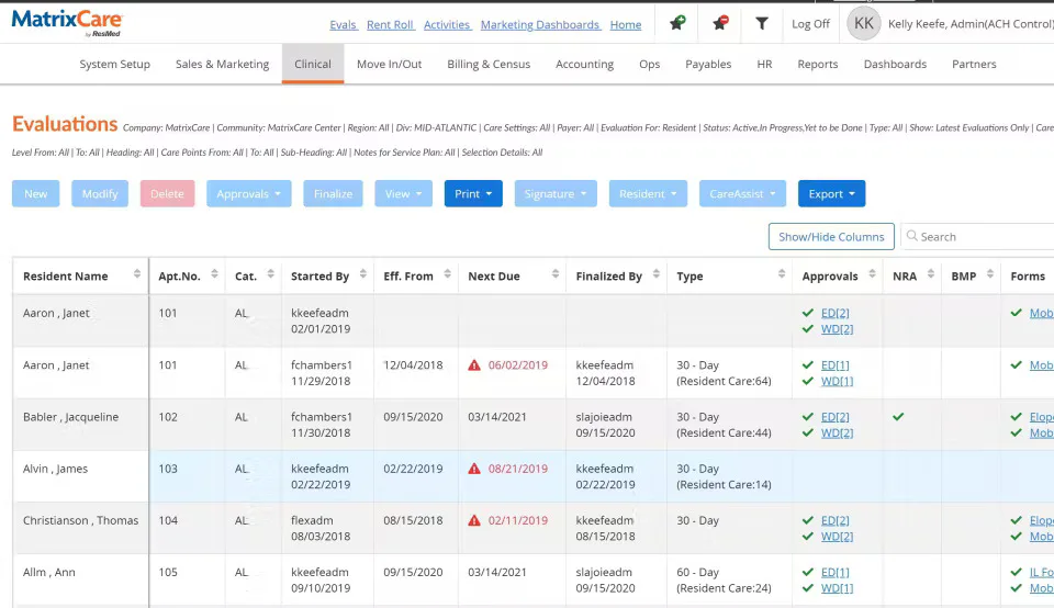 MatrixCare Senior Living Facility Software - 2025 Reviews, Pricing & Demo