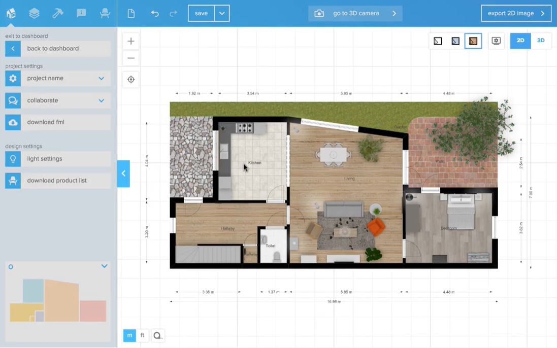 Floorplanner - A 2D floorplan created with floorplanner.com