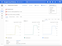 Google Cloud Platform Software - Google Cloud Platform deployment details