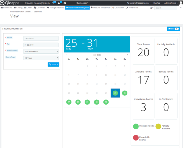 QloApps booking management