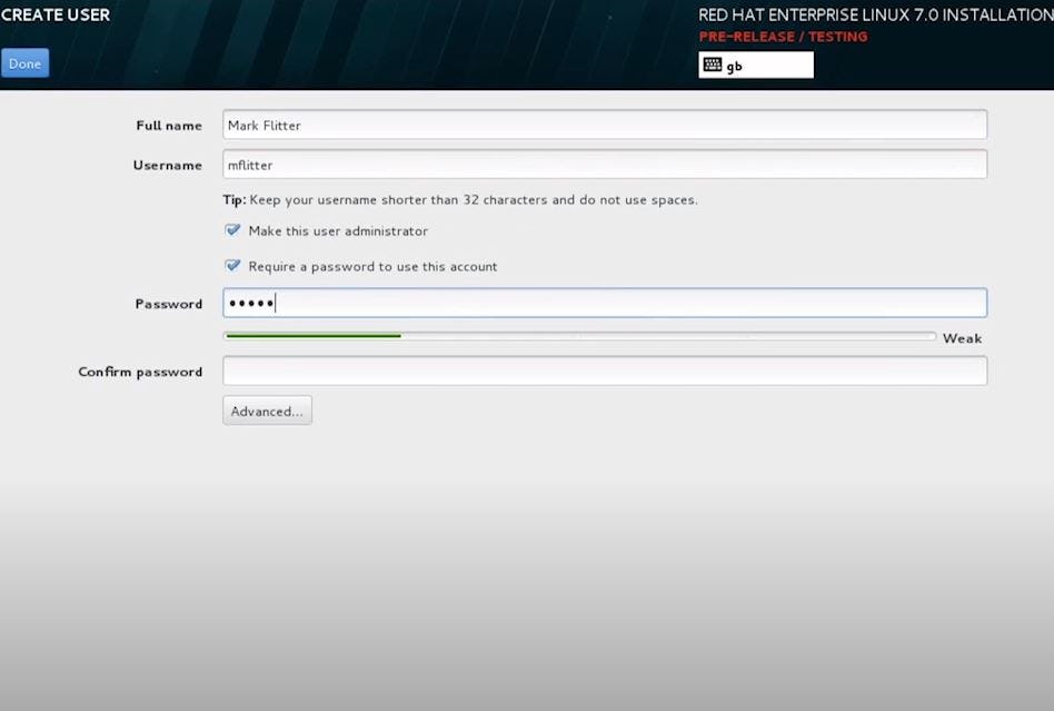 Red Hat Enterprise Linux Software - Red Hat Enterprise Linux create user