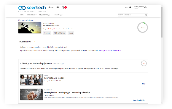 Seertech Learning Software - Learning
