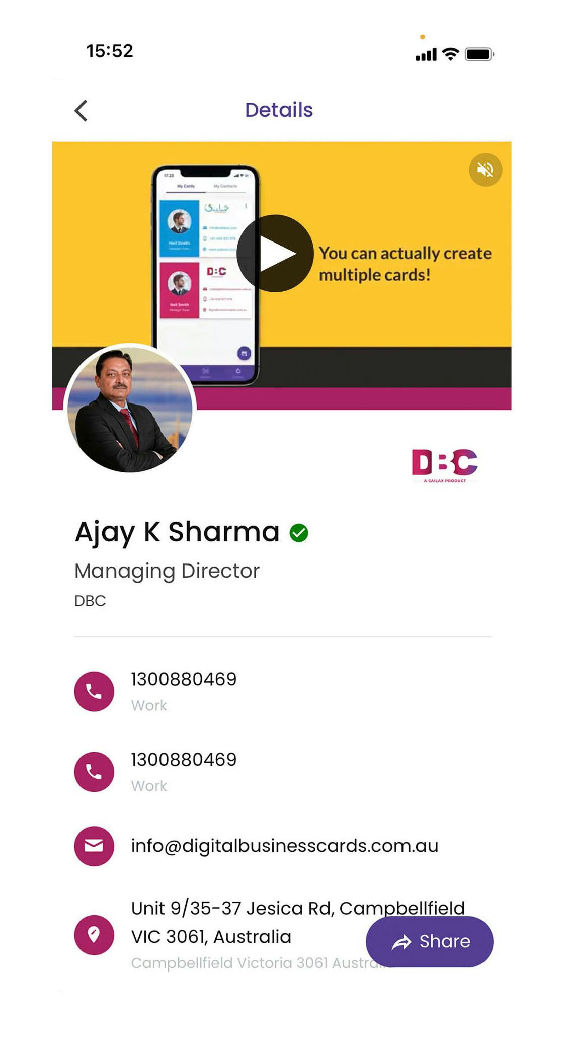 Sailax Digital Business Cards Cost & Reviews Capterra Australia 2023