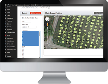 CemSites Software - Adding new sections is easy with our self-plotting feature.