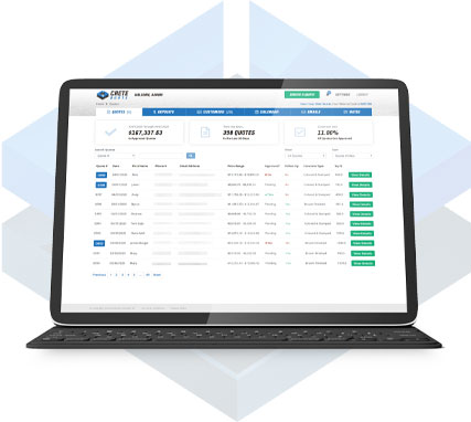 Crete Quote screenshot: Crete Quote budget