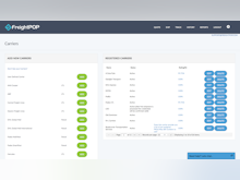 FreightPOP Software - FreightPOP promises a simplified method for adding new carriers and managing those already registered, active on the system