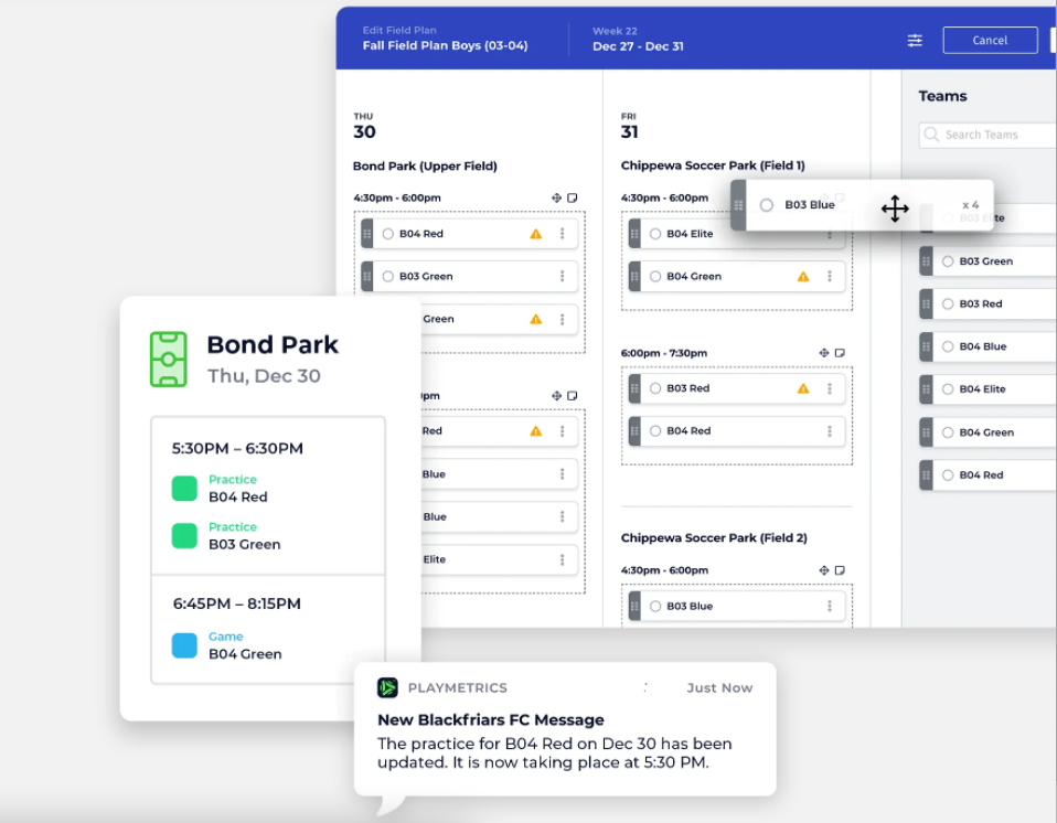 PlayMetrics Software - 3