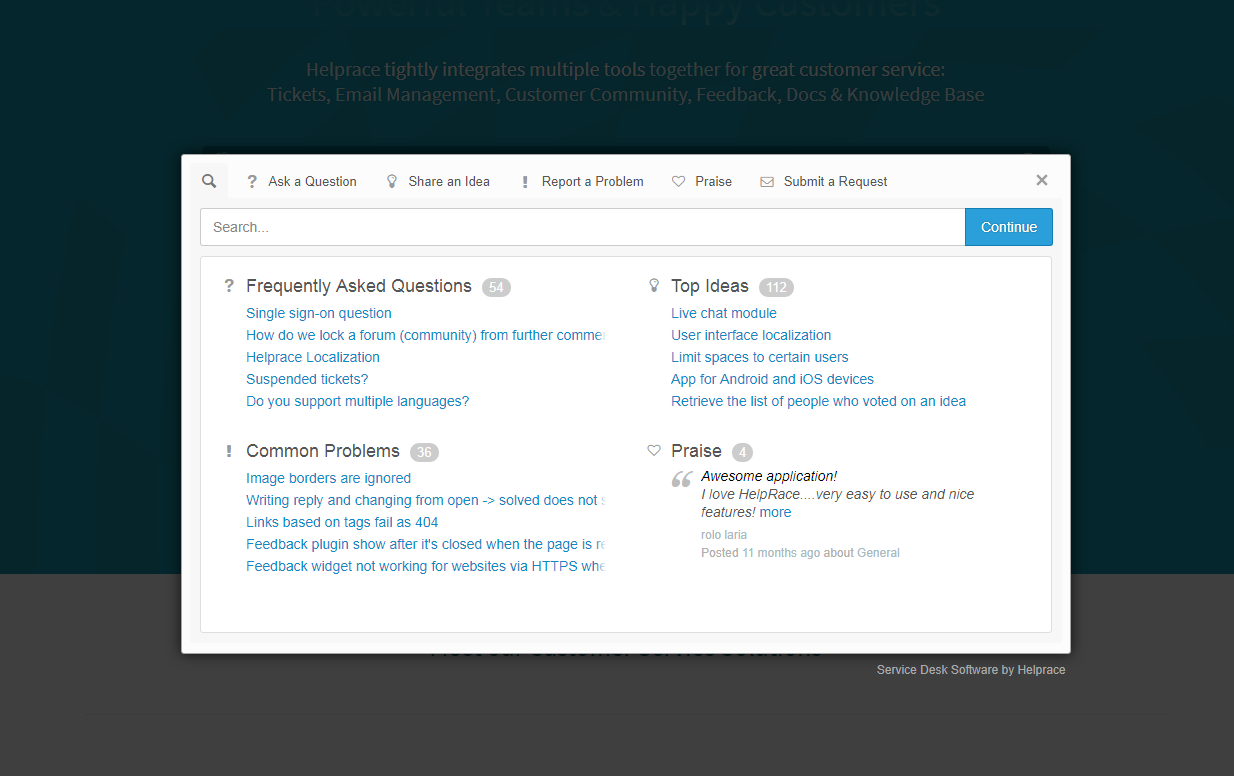 Feedback Widget