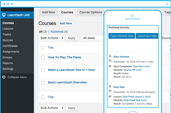 LearnDash Software - LearnDash course builder