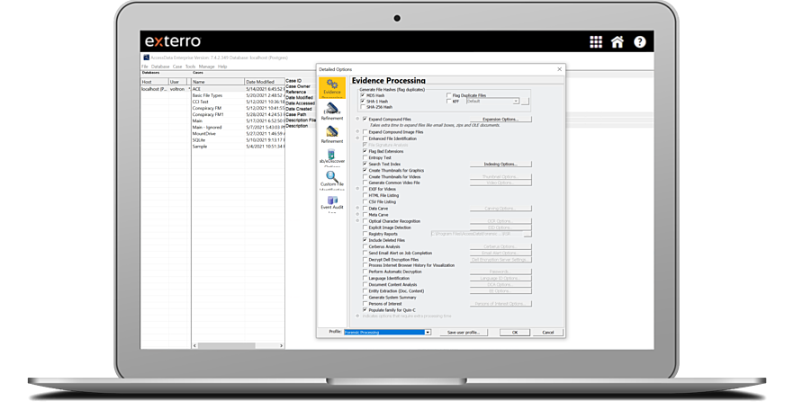 Collect, process & analyze datasets containing Apple file systems