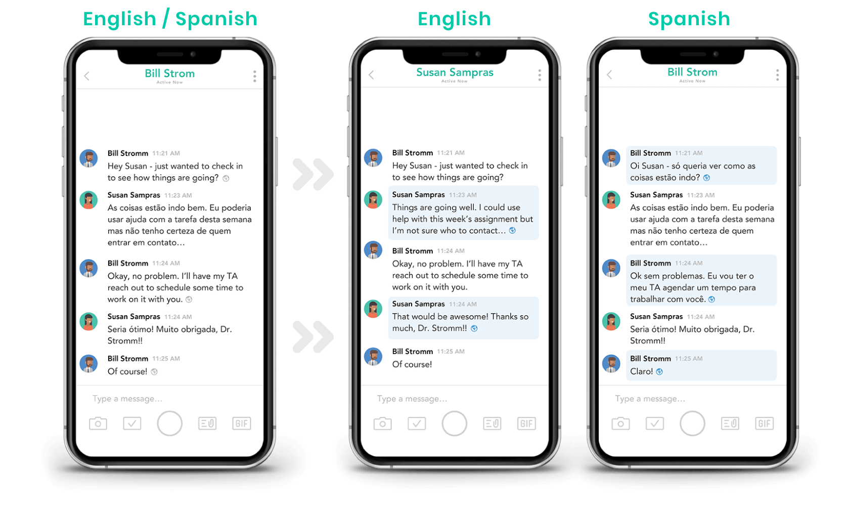 Pronto Chat Translations