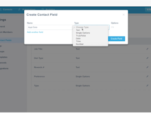 Medallia Concierge Software - Customize contact profiles with custom fields that meet the needs of the business