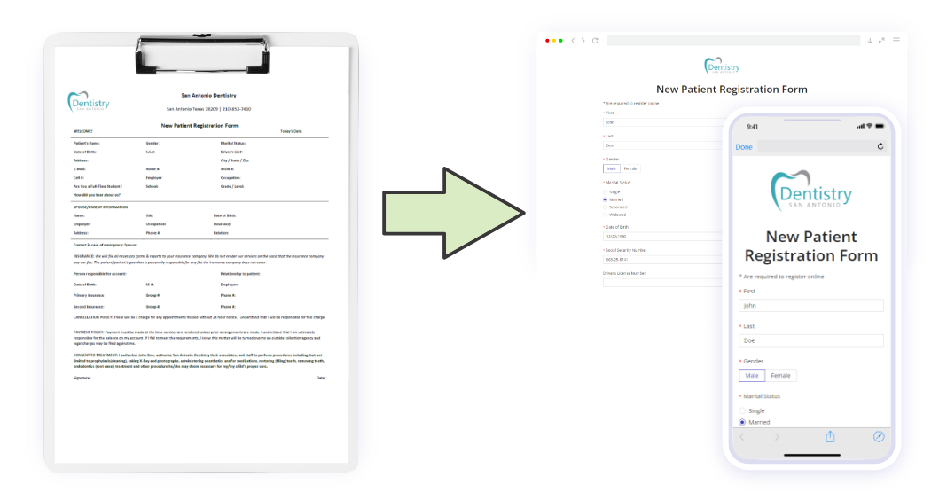 HIPAAtizer screenshot: HIPAAtizer form