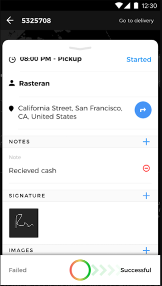 Tookan delivery confirmation