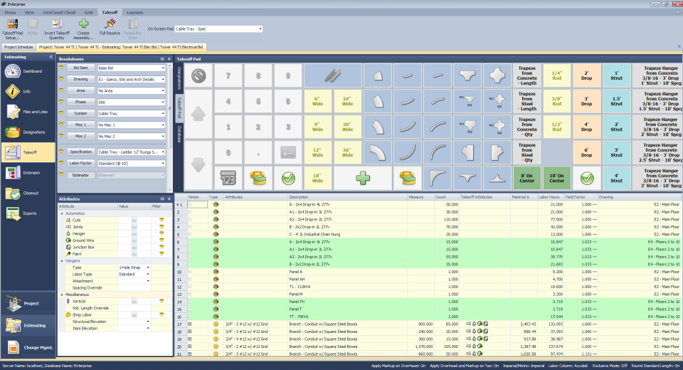 Trimble Accubid Anywhere Software - Accubid Anywhere estimating workflows
