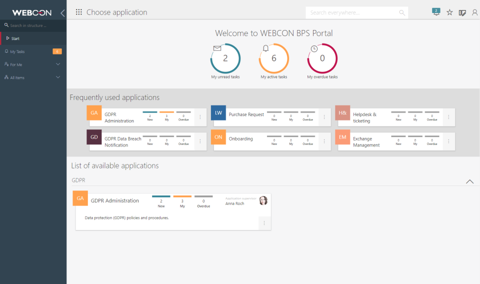 Oprogramowanie: WEBCON Business Process Suite - 2