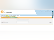 SpamTitan Software - Manage access/authentication settings