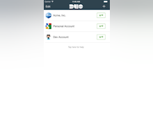 Duo Security Software - Multiple accounts can be managed from the Duo Mobile app