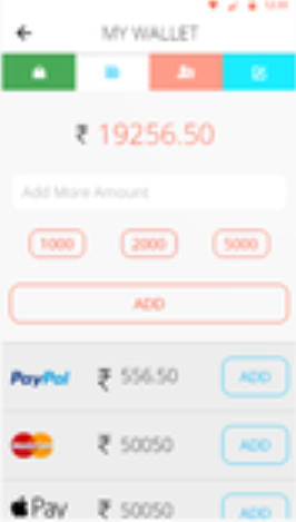 Payment Switch main interface
