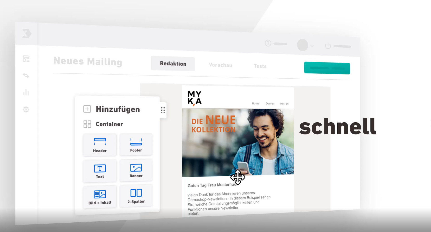 Inxmail New Xperience schnell