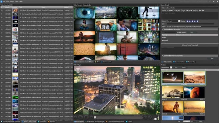 Fast Video Cataloger screenshot: Get Your Video Files Organized To Work Faster With Video Editing And Production