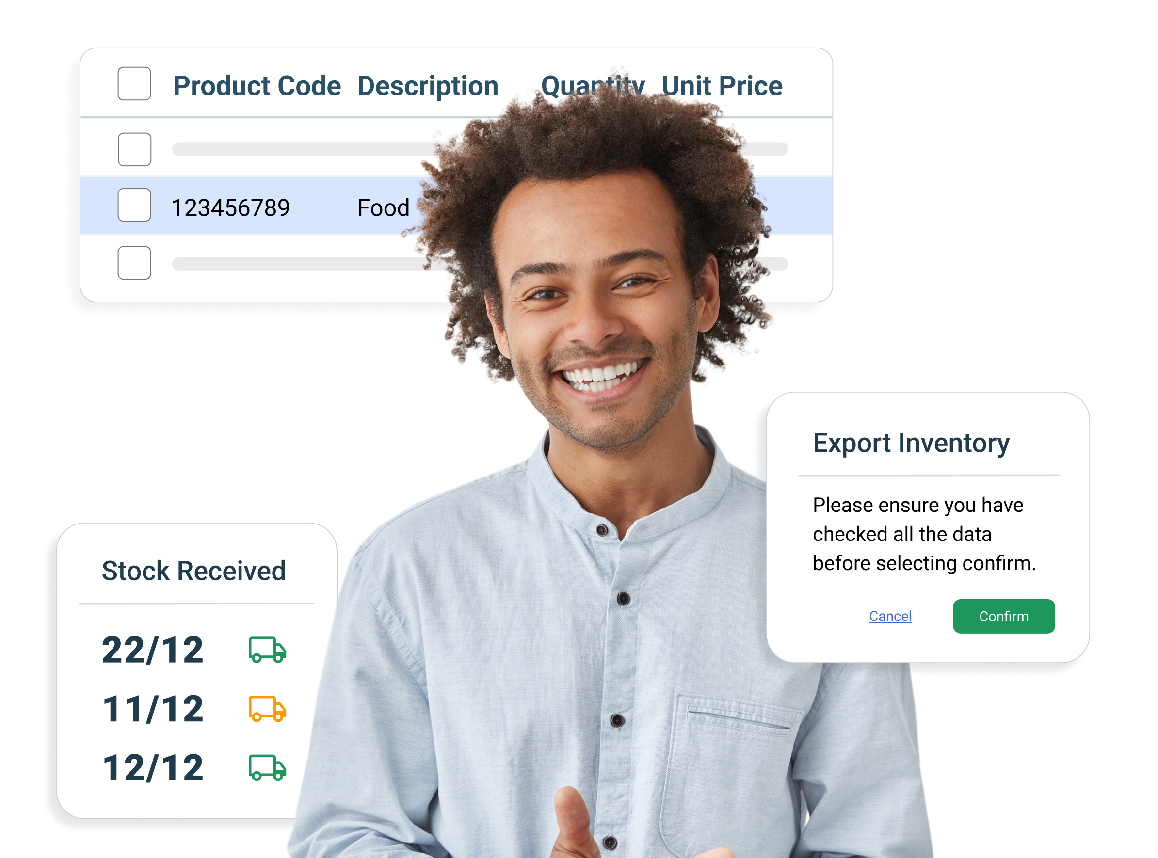 Inventory Management
Get real-time stock data in your inventory system by syncing your stock and quantity data from your supplier bills with your stock management system. 