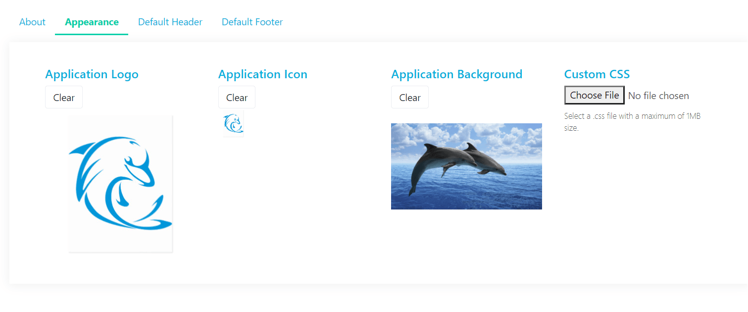 omniSite screenshot: Branding and Site Layout Branding is the face of your business. Upload your brand's logo, icon and color theme in all your customer interactions with flexible site layout and custom pages.
