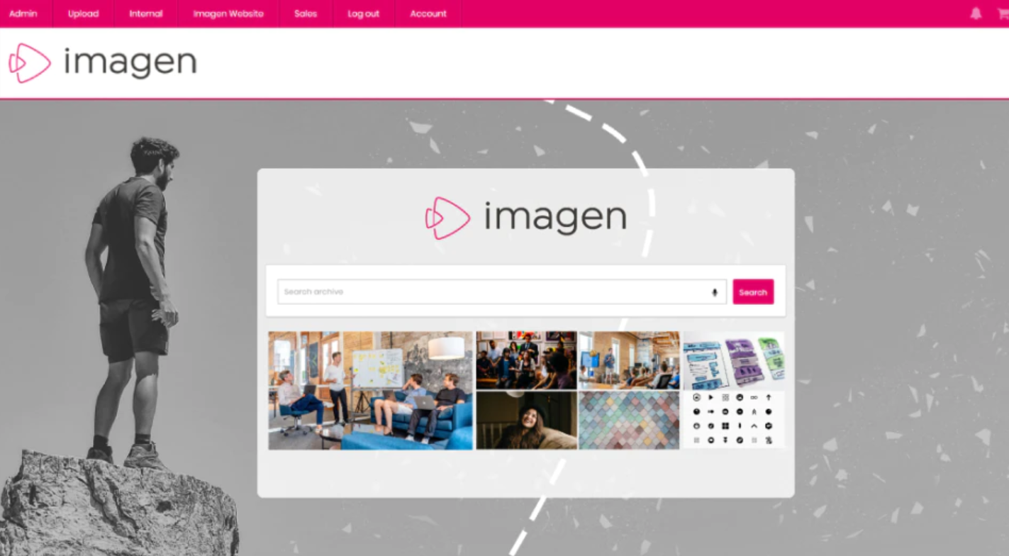 Imagen search functionality