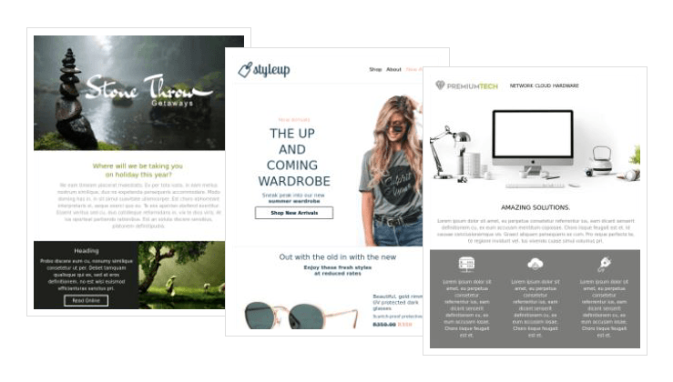 Rocketmailer screenshot: Create, manage and monitor professional, branded email newsletter campaigns