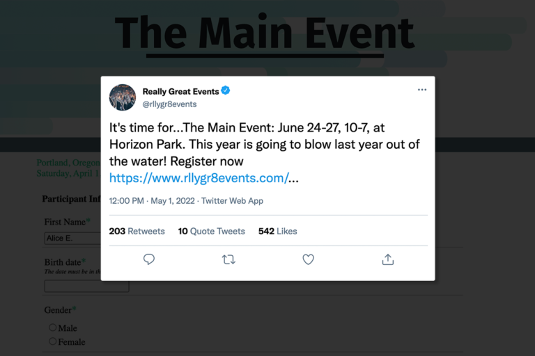 Built-in marketing tools make it easy to get events filled.