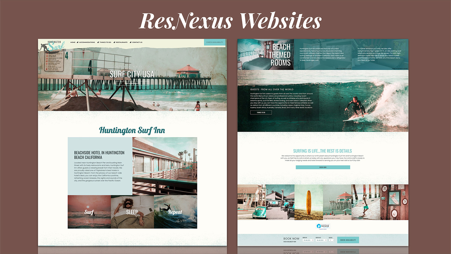 ResNexus provides ADA compliant and SEO optimized websites that seamlessly work with your online booking engine
