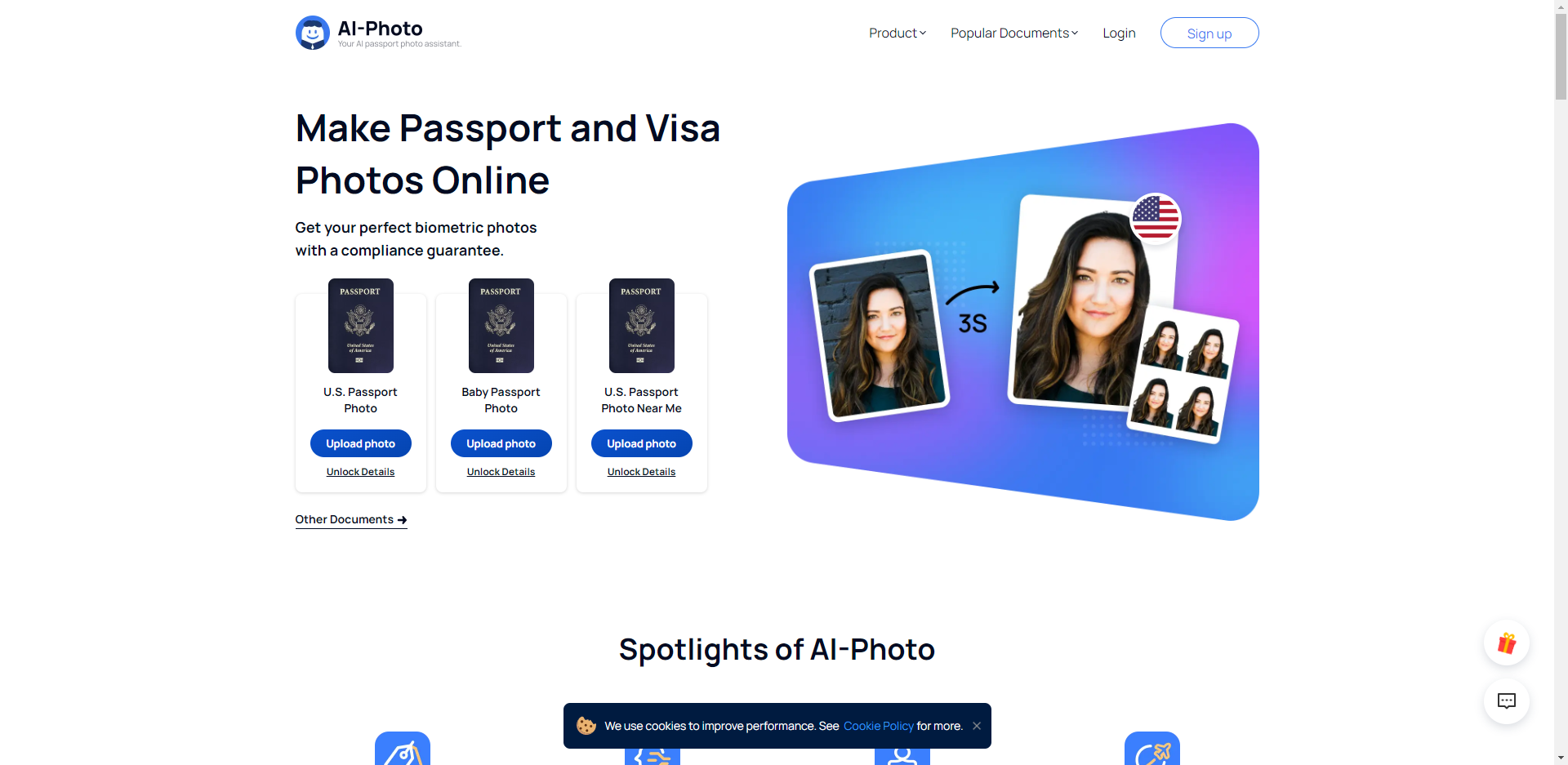 AiPassportPhotos offers a selection of services for users to choose from, including passport and visa photo services, as well as options for creating other enjoyable pictures.