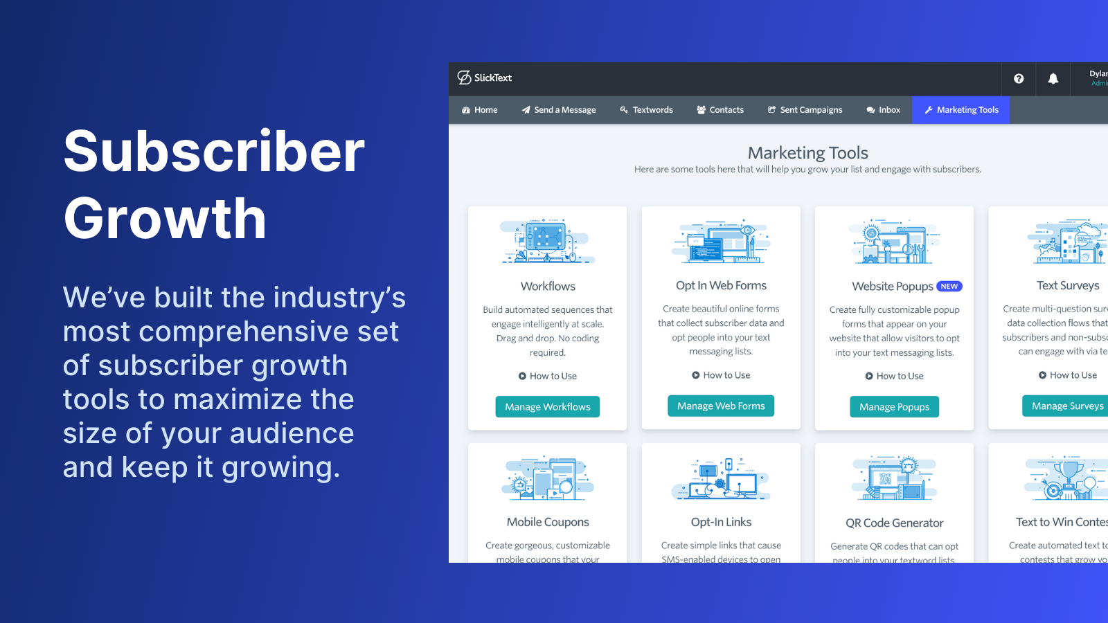 We've built the industry's most comprehensive set of subscriber growth tools to maximize the size of your audience and keep it growing.