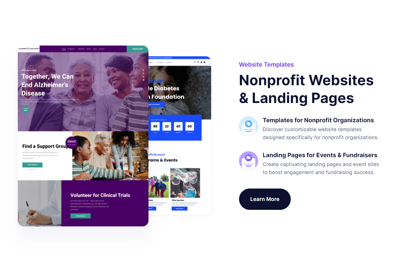 Nonprofit Websites & Landing Pages