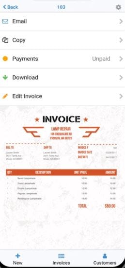 Invoice Home Software - Invoice Home invoice creation