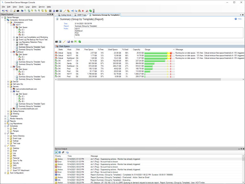 Corner Bowl Server Manager summary