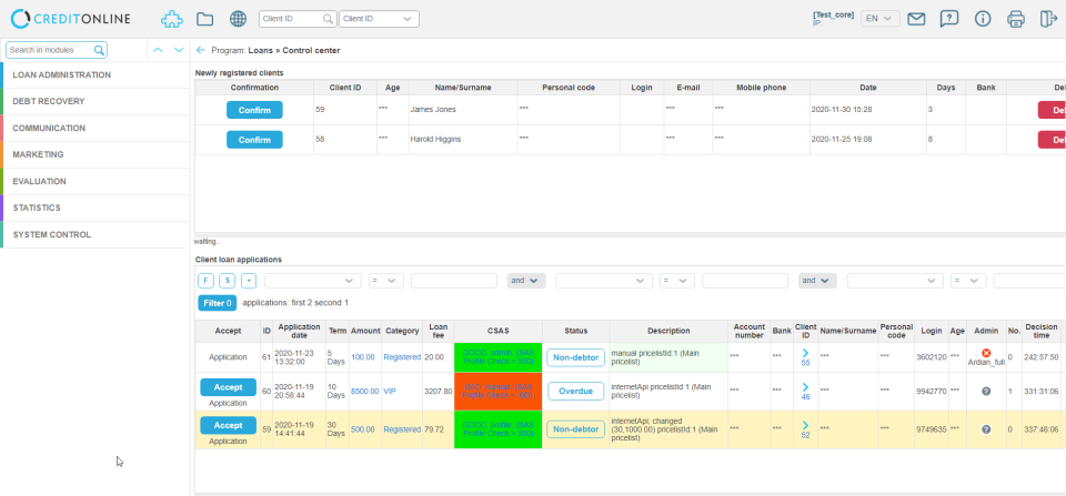 CreditOnline Software - 3