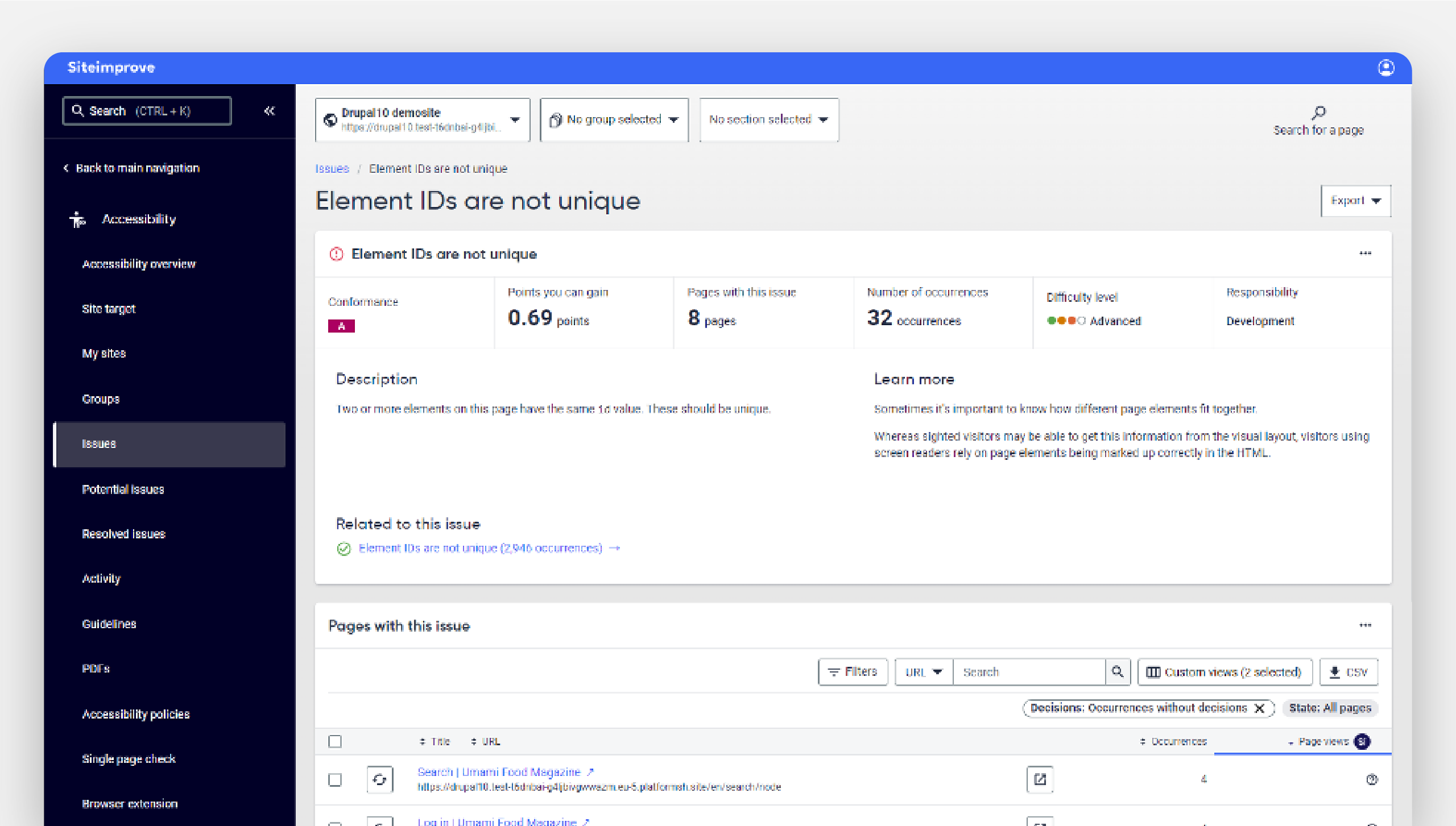 Siteimprove Software - 7