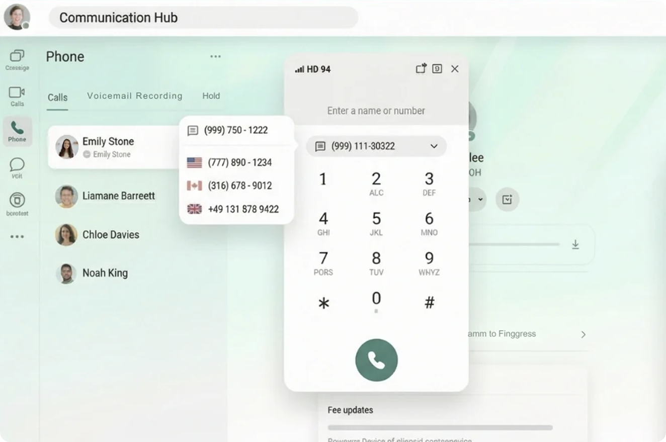 Ace Peak Cloud CX screenshot: Ace peak Cloud CX dialer