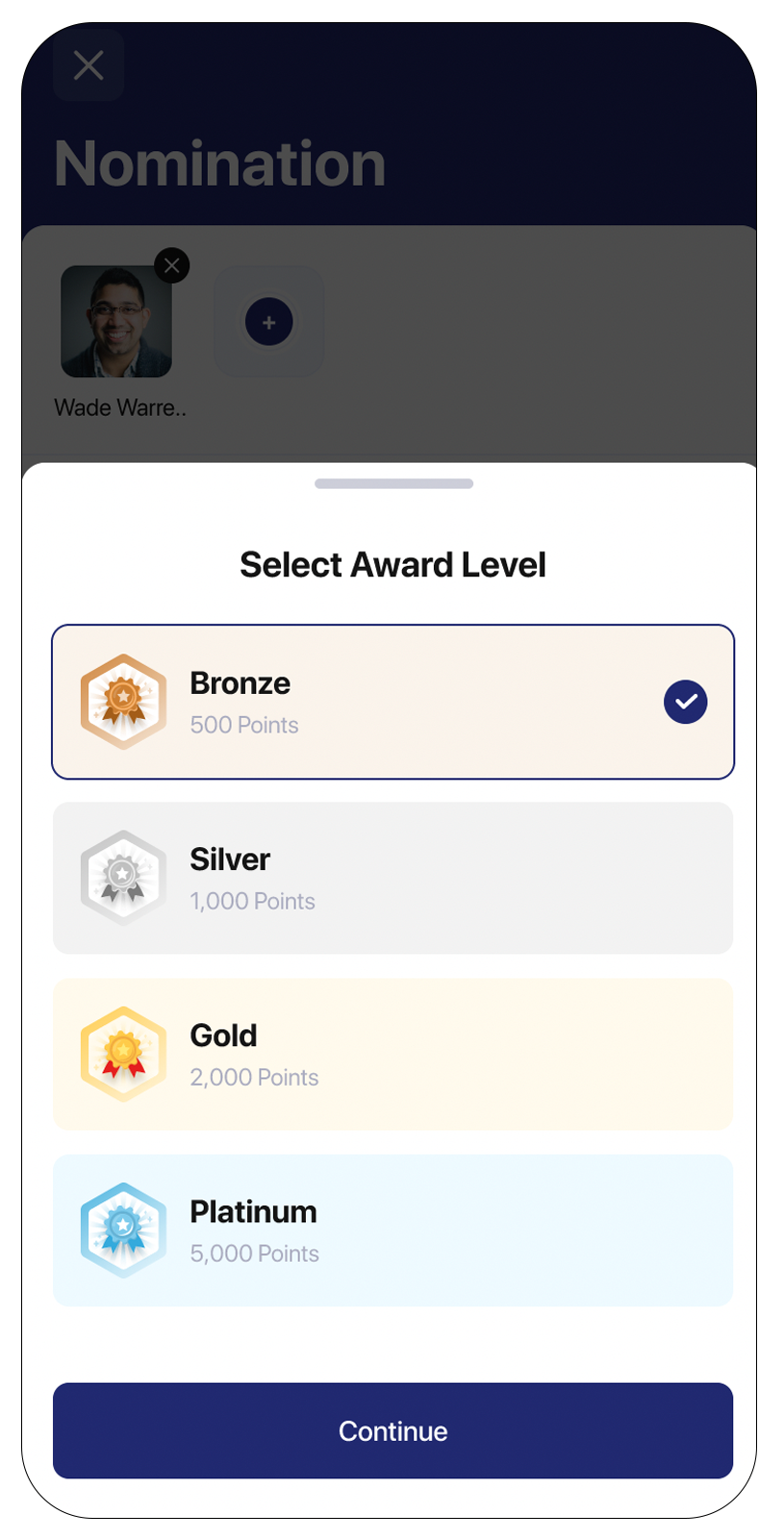 Give employees points, awards, and more