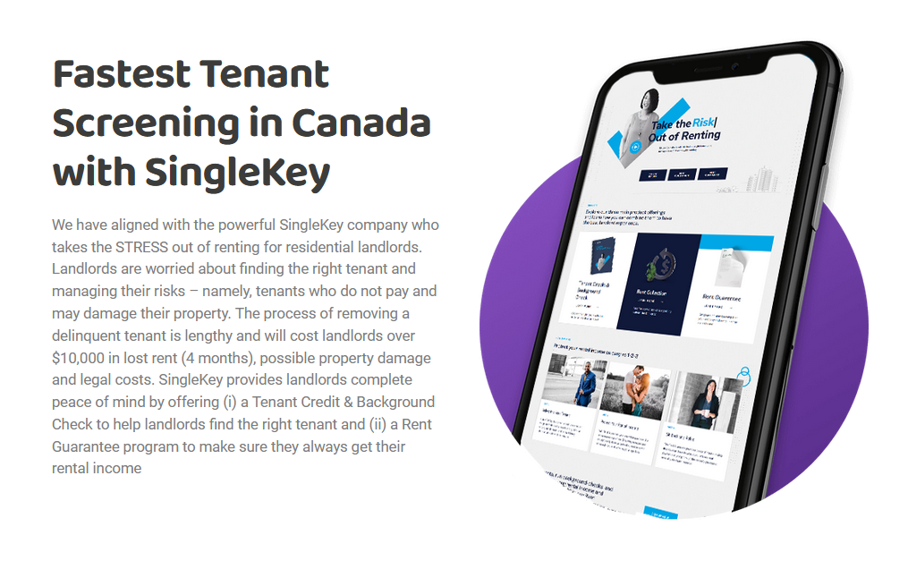 Best tenant screening service using SingleKey
