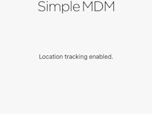 SimpleMDM Software - The iOS app adds location tracking and administrator messaging to devices managed by SimpleMDM