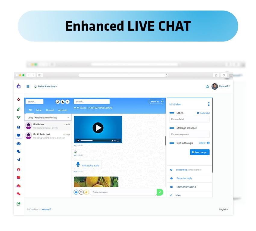 live  chat