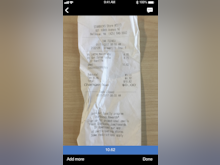 SAP Concur Software - Mobile receipt capture - Snap a picture of your receipt from your smartphone