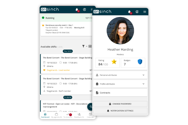 Through OnSinch's mobile-optimized design, access vital data and features whenever you need them.